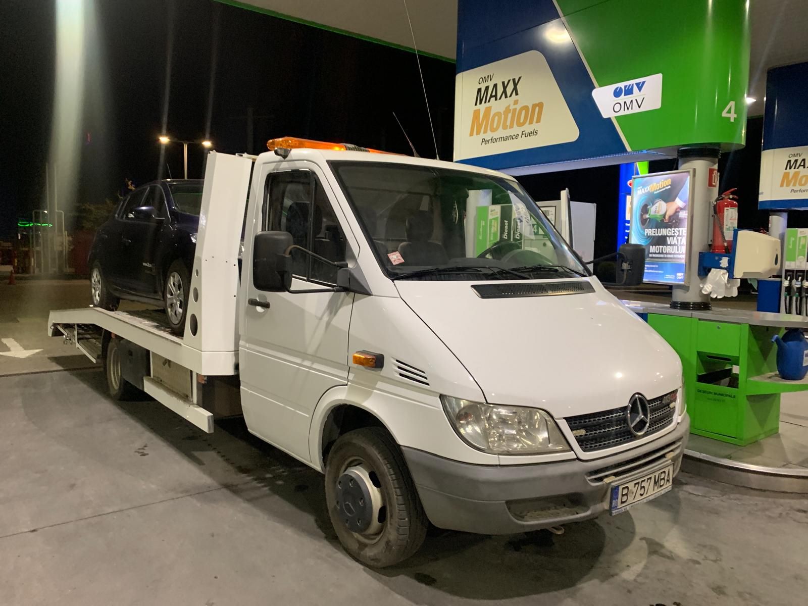 Platformă Sprinter tractări auto — 2T Auto Caracal, județul Olt